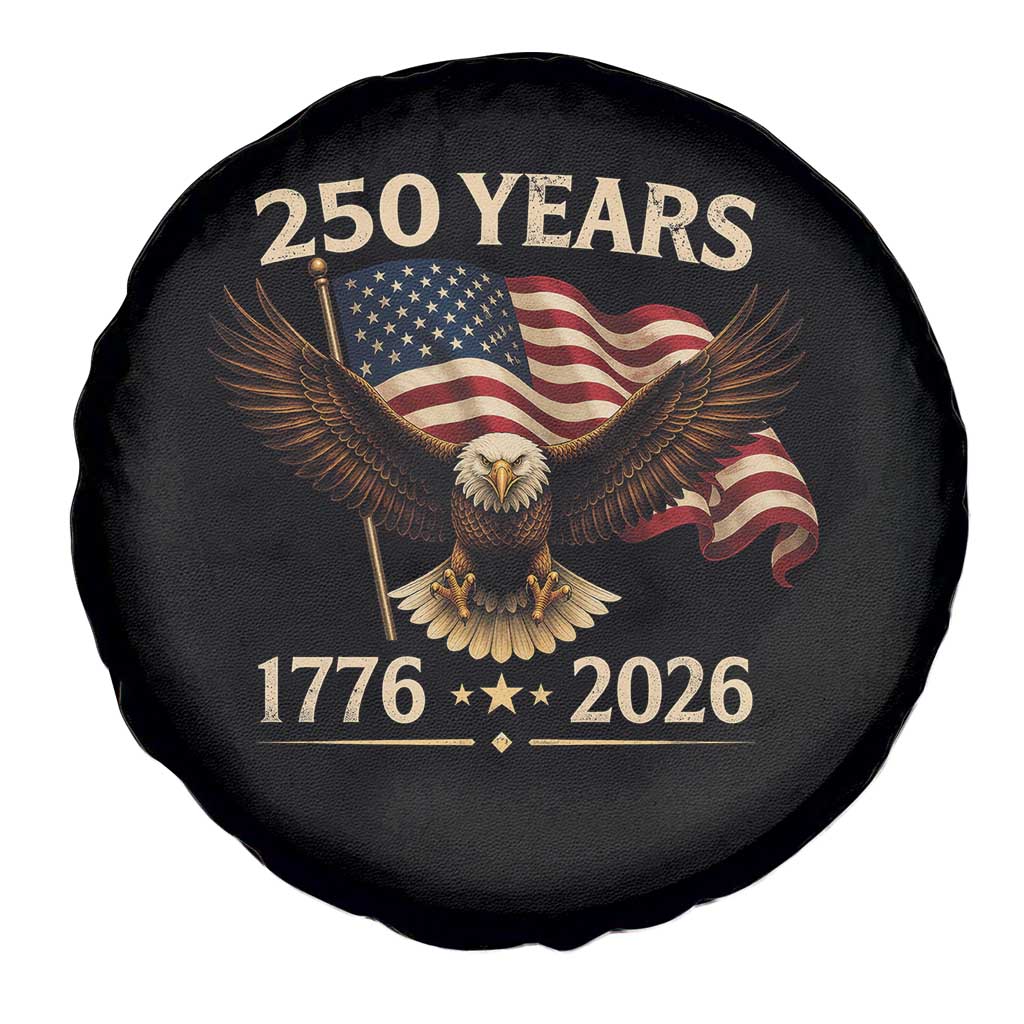 250 Anniversary USA Patriotic Eagle Spare Tire Cover 250th 4th Of July 1776 2026 Flag