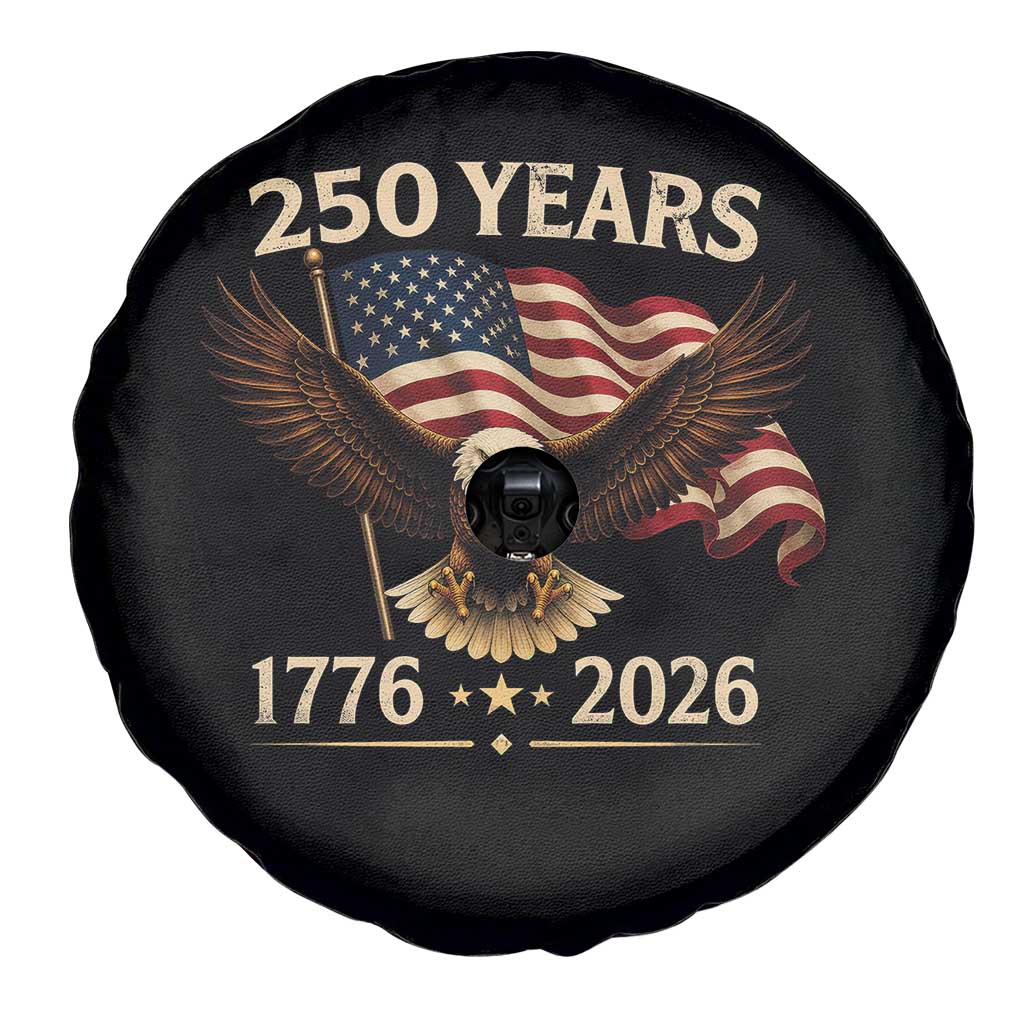 250 Anniversary USA Patriotic Eagle Spare Tire Cover 250th 4th Of July 1776 2026 Flag