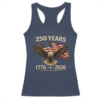 250 Anniversary USA Patriotic Eagle Racerback Tank Top 250th 4th Of July 1776 2026 Flag