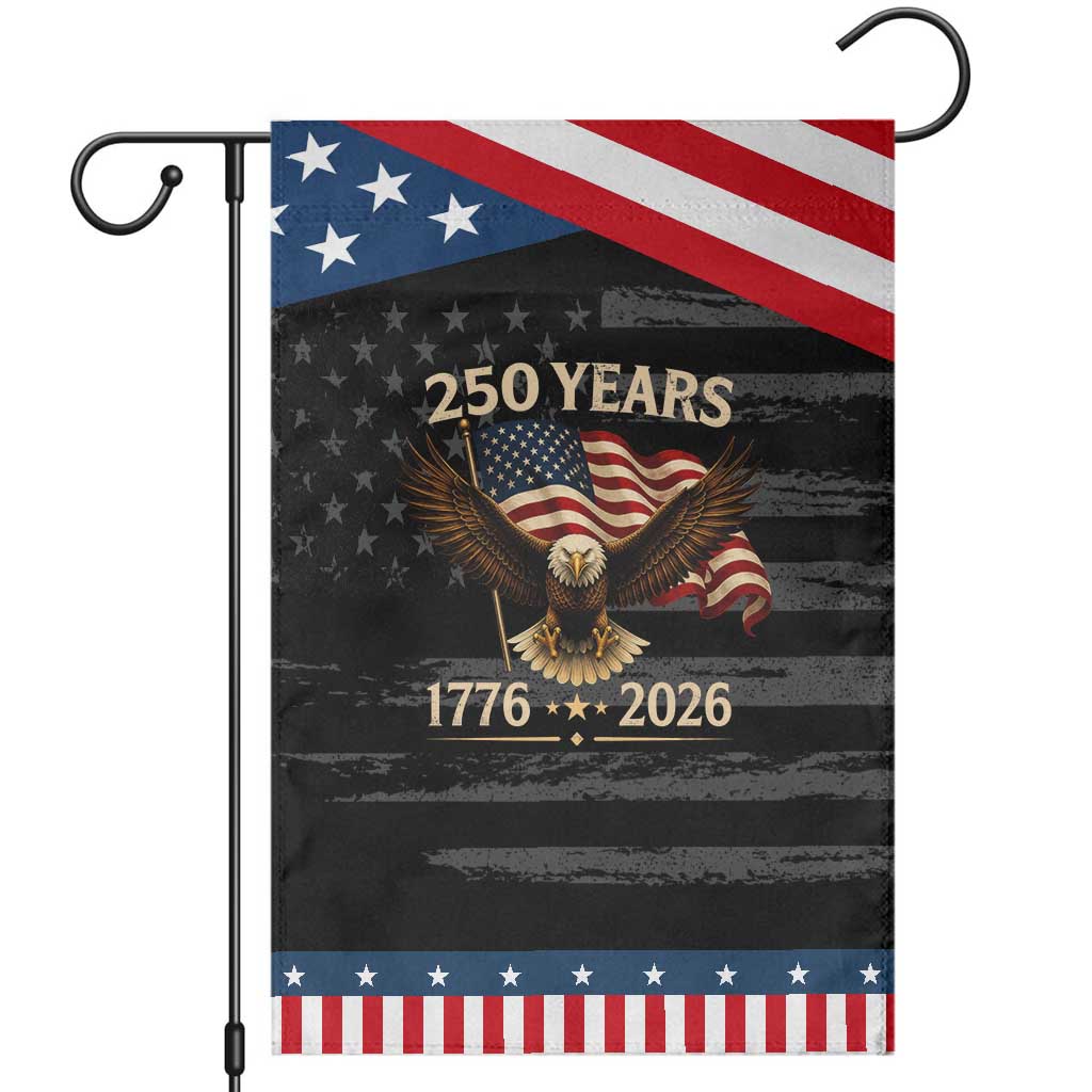 250 Anniversary USA Patriotic Eagle Garden Flag 250th 4th Of July 1776 2026 Flag