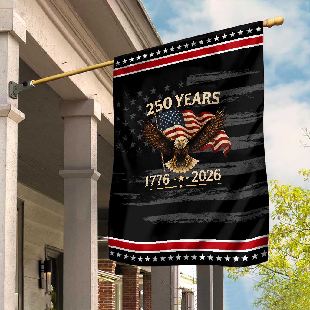 250 Anniversary USA Patriotic Eagle Garden Flag 250th 4th Of July 1776 2026 Flag