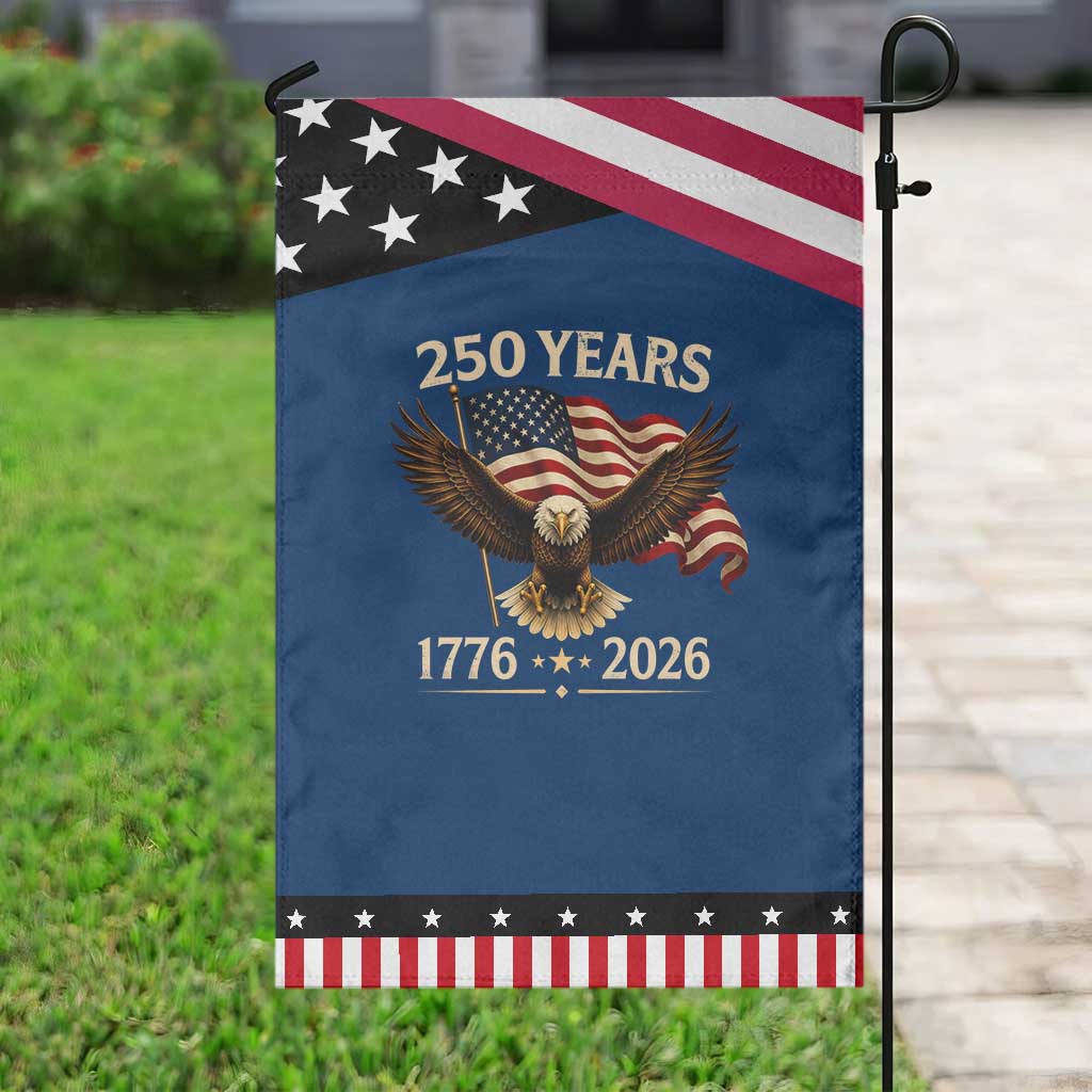 250 Anniversary USA Patriotic Eagle Garden Flag 250th 4th Of July 1776 2026 Flag
