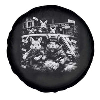 Funny Bunny Gang Spare Tire Cover Vintage Rabbit Meme