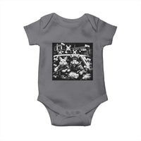 Funny Bunny Gang Baby Onesie Vintage Rabbit Meme