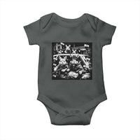 Funny Bunny Gang Baby Onesie Vintage Rabbit Meme