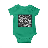 Funny Bunny Gang Baby Onesie Vintage Rabbit Meme