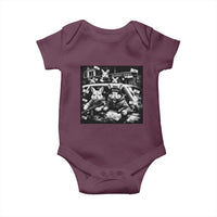 Funny Bunny Gang Baby Onesie Vintage Rabbit Meme