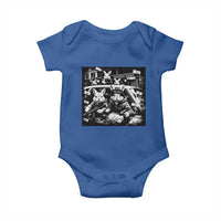 Funny Bunny Gang Baby Onesie Vintage Rabbit Meme