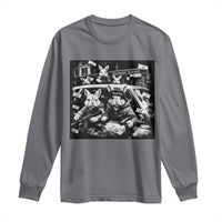 Funny Bunny Gang Long Sleeve Shirt Vintage Rabbit Meme