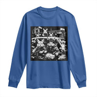 Funny Bunny Gang Long Sleeve Shirt Vintage Rabbit Meme