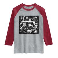 Funny Bunny Gang Raglan Shirt Vintage Rabbit Meme