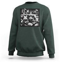Funny Bunny Gang Sweatshirt Vintage Rabbit Meme