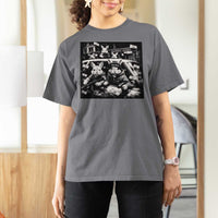 Funny Bunny Gang T Shirt For Women Vintage Rabbit Meme