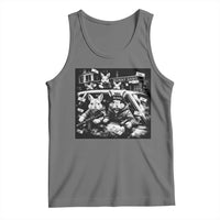 Funny Bunny Gang Tank Top Vintage Rabbit Meme
