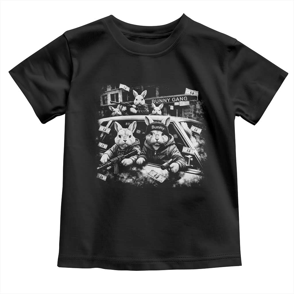 Funny Bunny Gang Toddler T Shirt Vintage Rabbit Meme