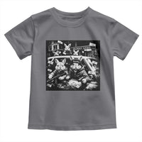 Funny Bunny Gang Toddler T Shirt Vintage Rabbit Meme