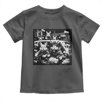 Funny Bunny Gang Toddler T Shirt Vintage Rabbit Meme