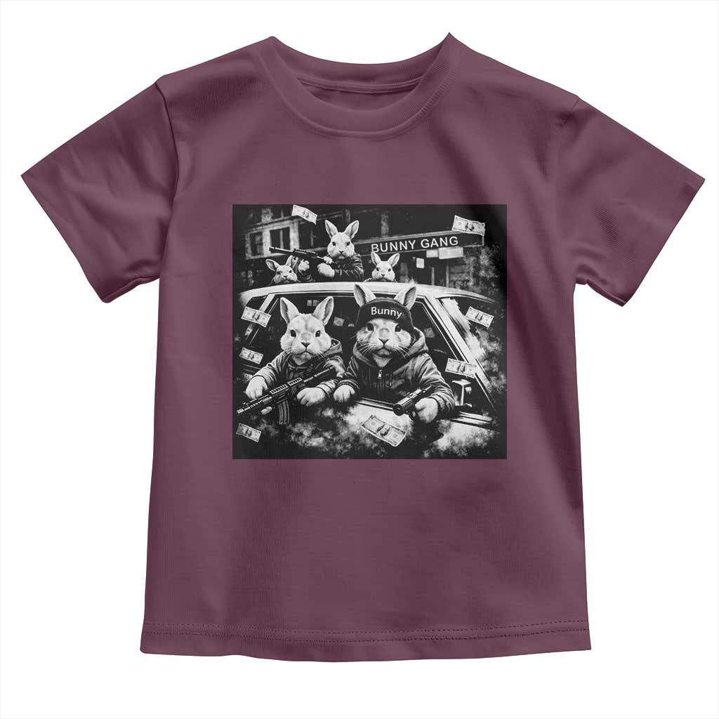 Funny Bunny Gang Toddler T Shirt Vintage Rabbit Meme