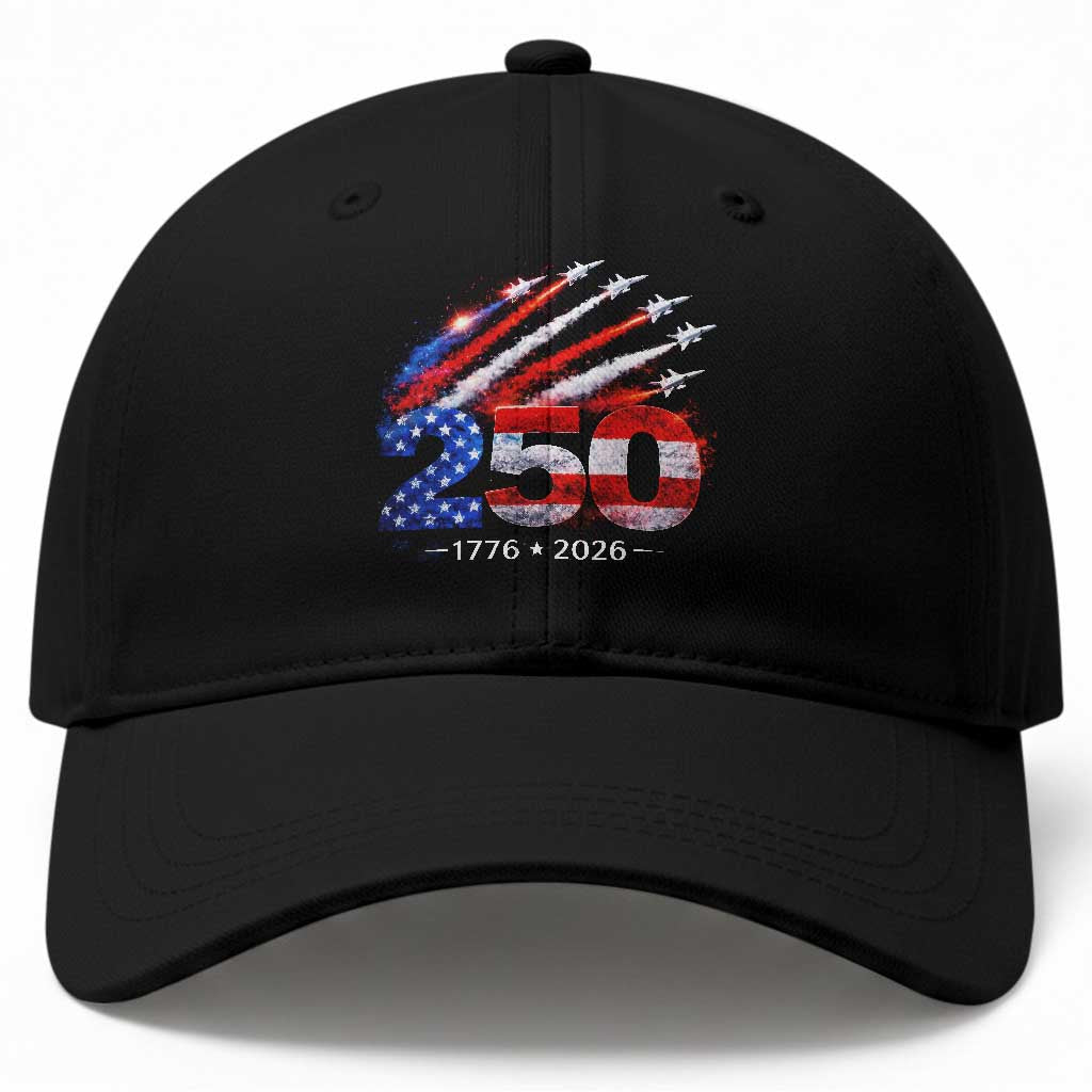 250th Anniversary USA Baseball Cap Patriotic 250 Years American 4th July 1776 2026