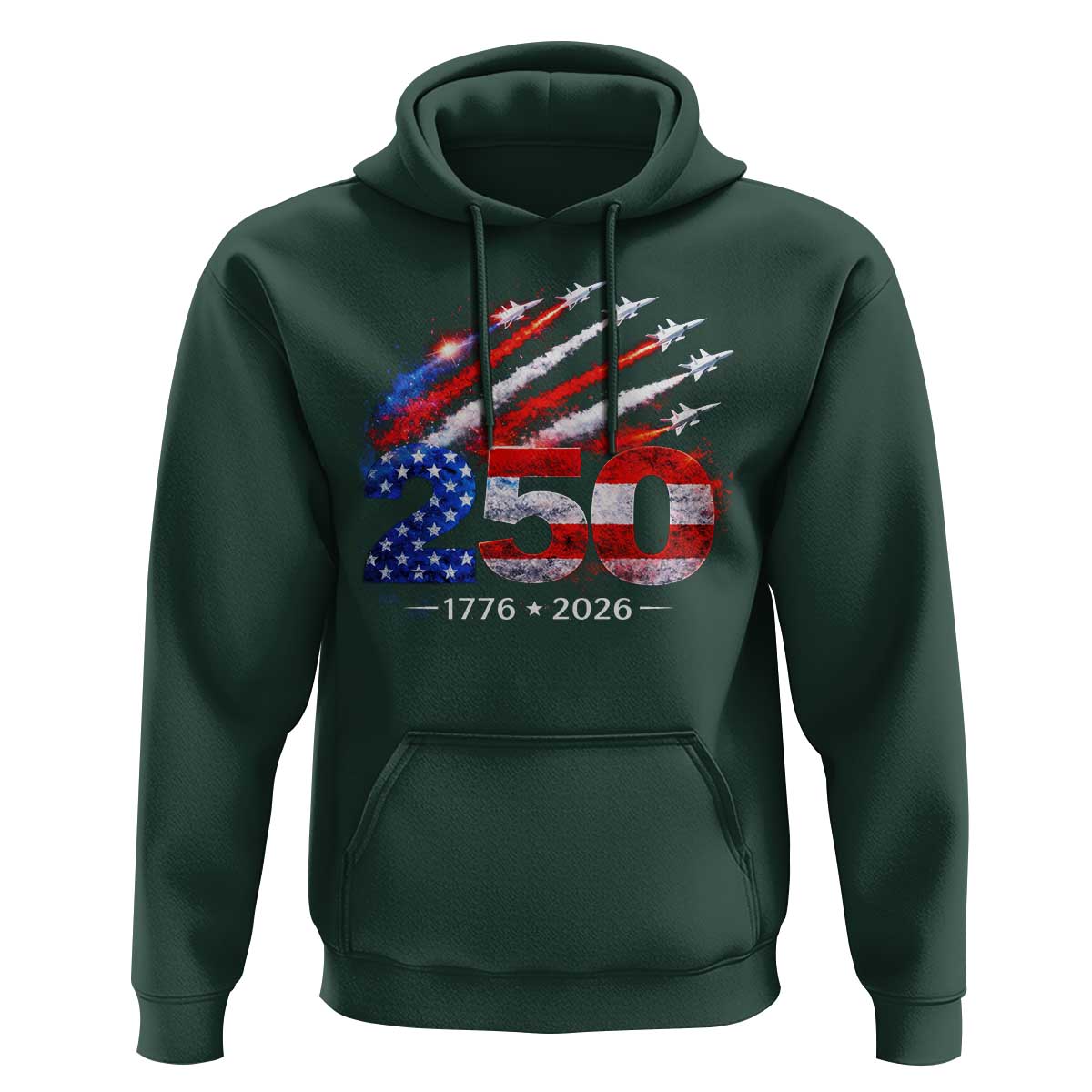 250th Anniversary USA Hoodie Patriotic 250 Years American 4th July 1776 2026