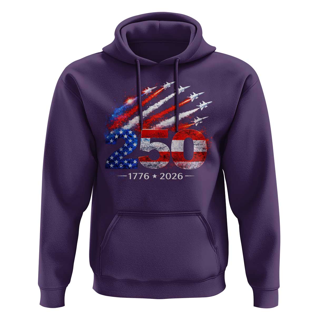 250th Anniversary USA Hoodie Patriotic 250 Years American 4th July 1776 2026