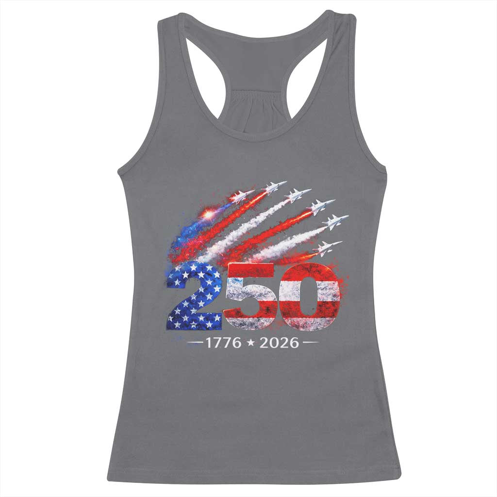 250th Anniversary USA Racerback Tank Top Patriotic 250 Years American 4th July 1776 2026