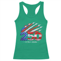 250th Anniversary USA Racerback Tank Top Patriotic 250 Years American 4th July 1776 2026