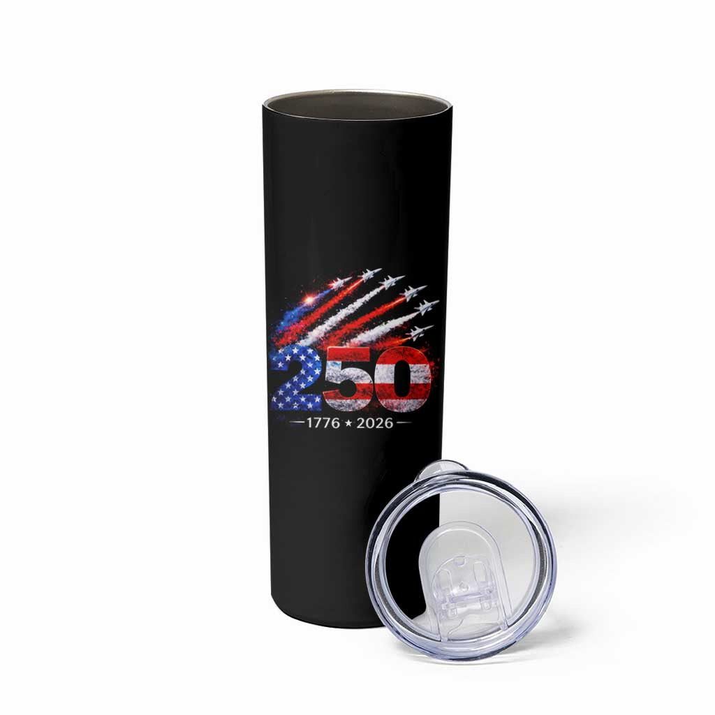 250th Anniversary USA Skinny Tumbler Patriotic 250 Years American 4th July 1776 2026
