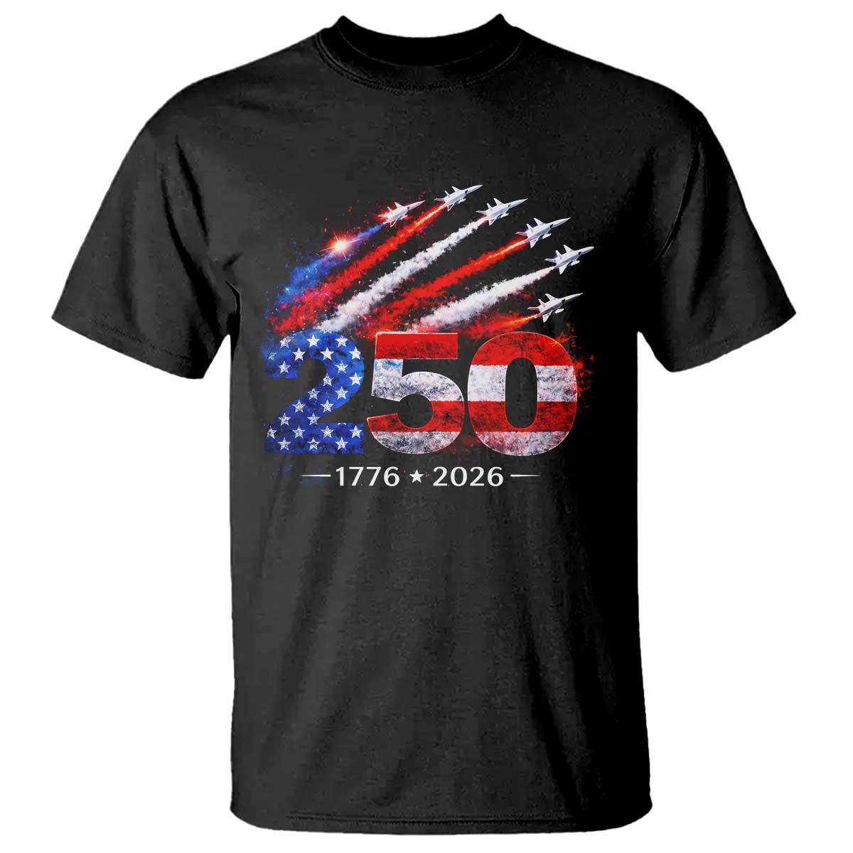 250th Anniversary USA T Shirt Patriotic 250 Years American 4th July 1776 2026