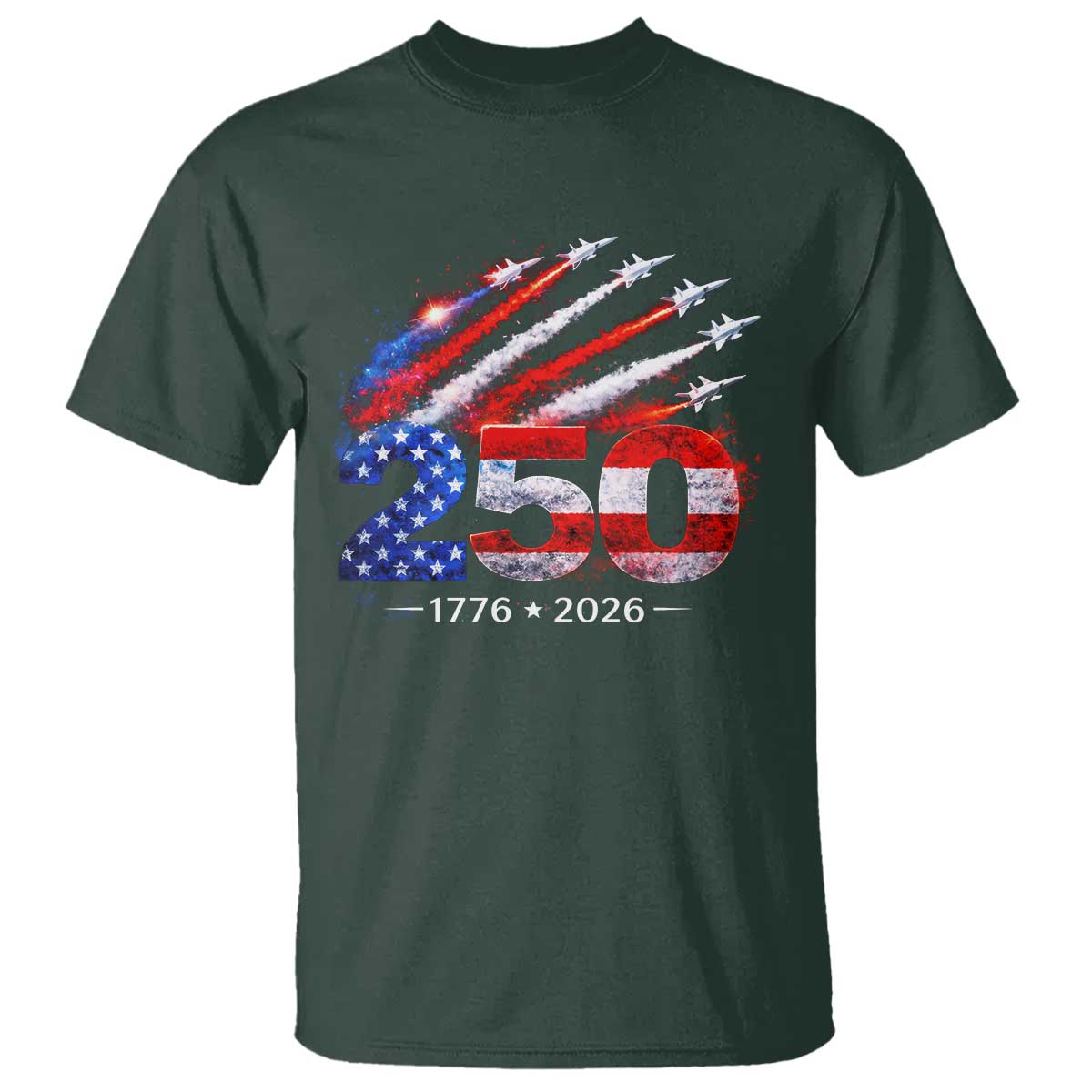 250th Anniversary USA T Shirt Patriotic 250 Years American 4th July 1776 2026