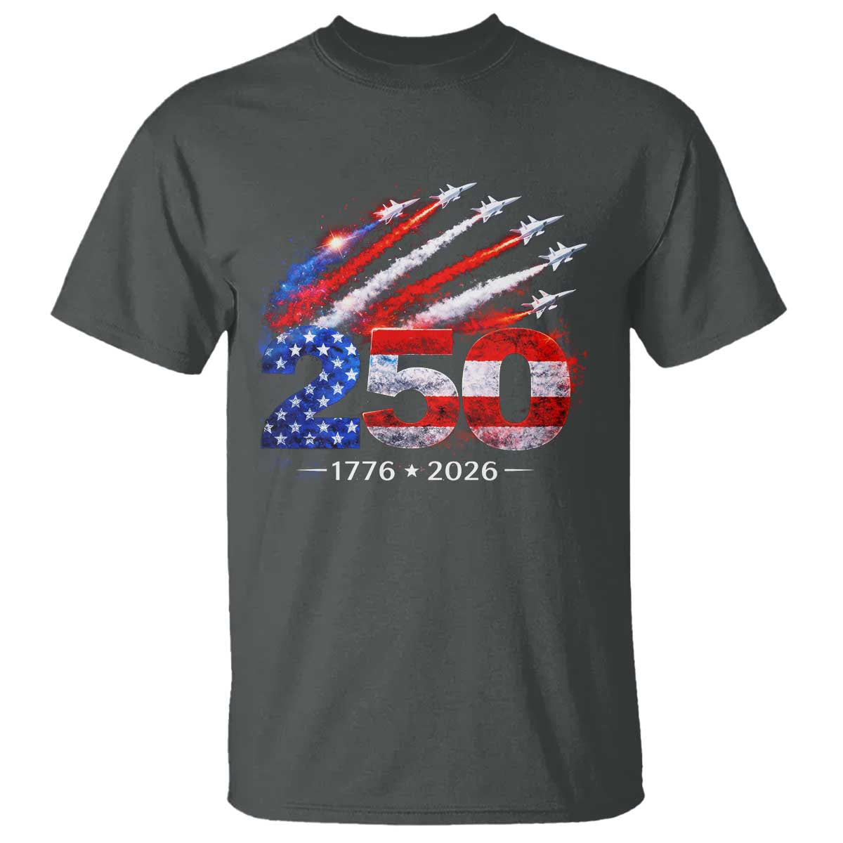 250th Anniversary USA T Shirt Patriotic 250 Years American 4th July 1776 2026