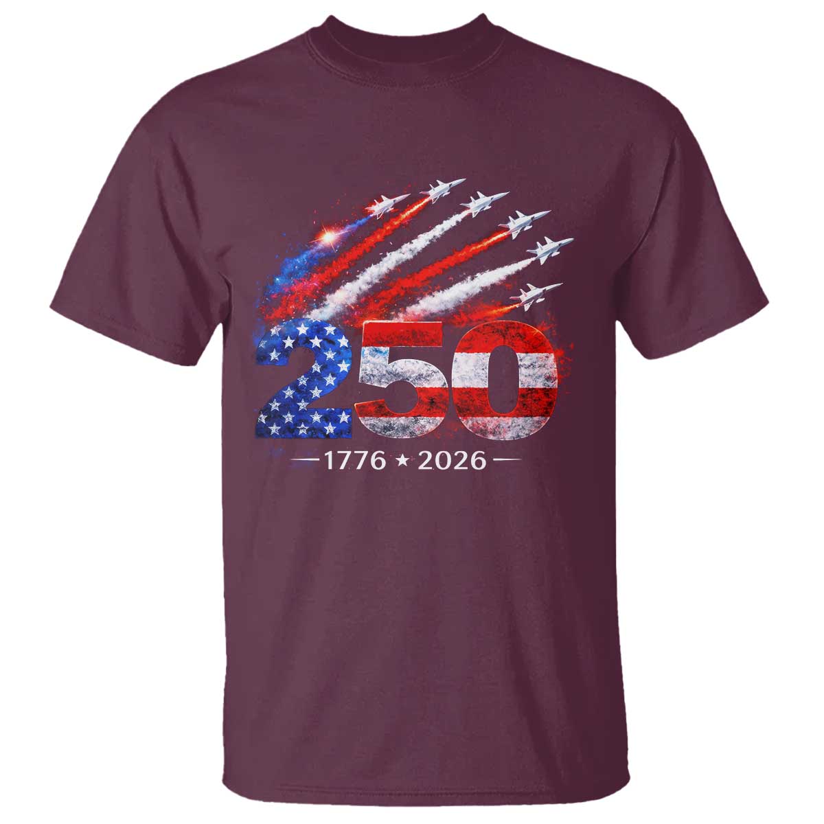 250th Anniversary USA T Shirt Patriotic 250 Years American 4th July 1776 2026
