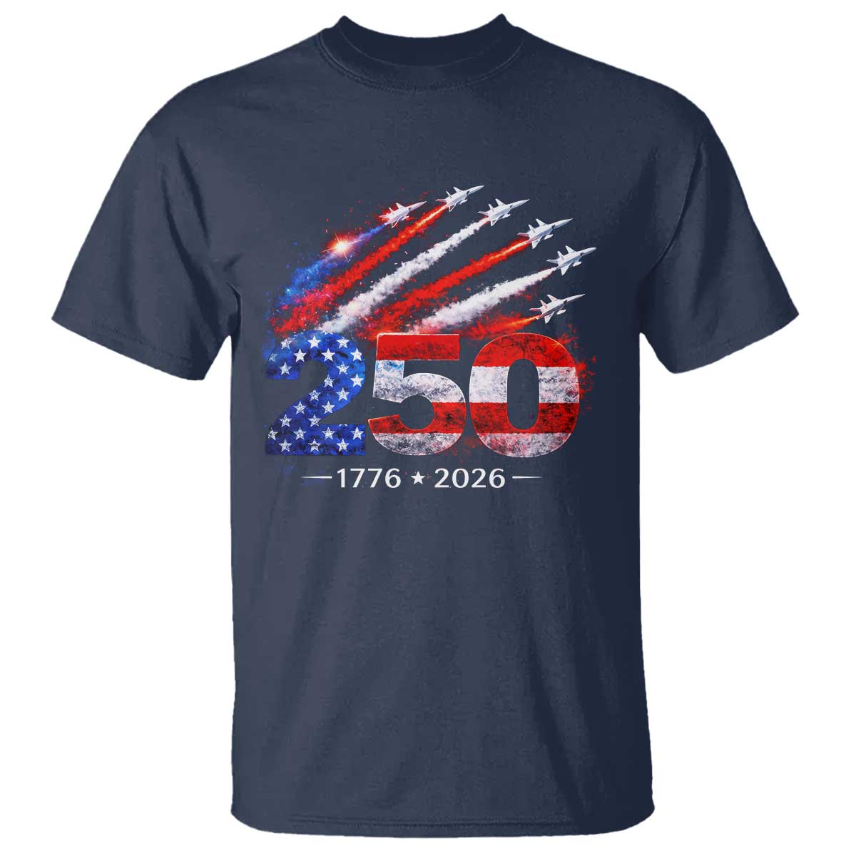 250th Anniversary USA T Shirt Patriotic 250 Years American 4th July 1776 2026