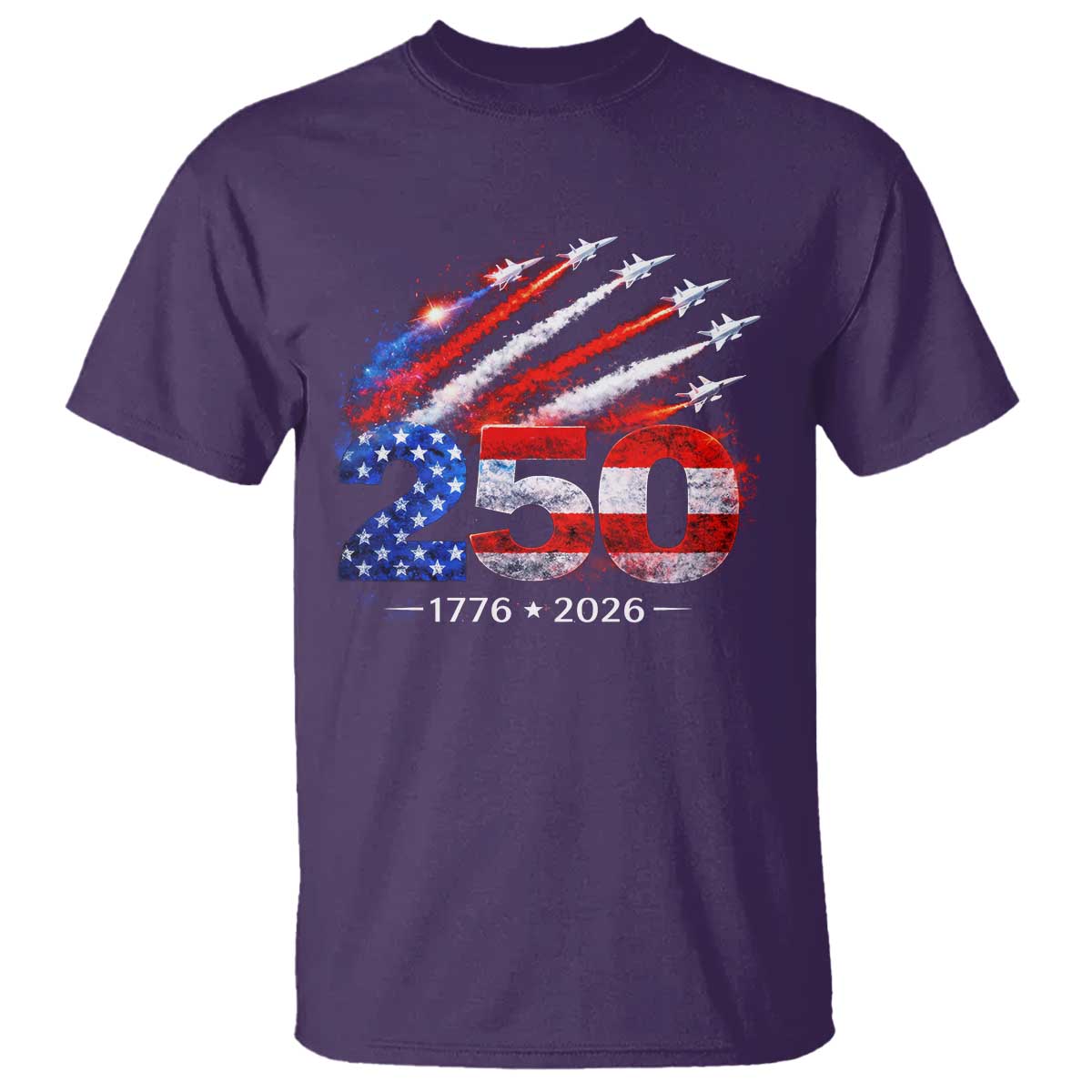 250th Anniversary USA T Shirt Patriotic 250 Years American 4th July 1776 2026