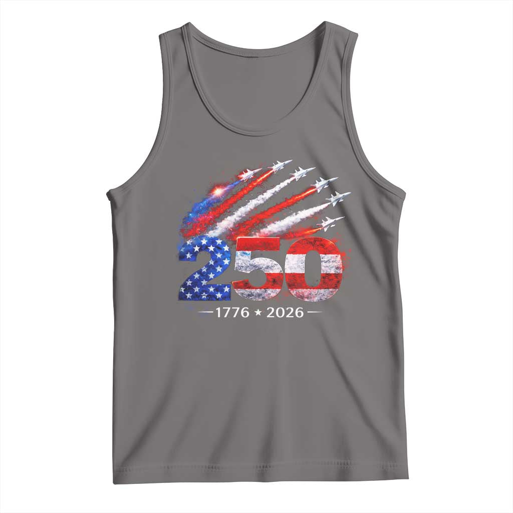 250th Anniversary USA Tank Top Patriotic 250 Years American 4th July 1776 2026