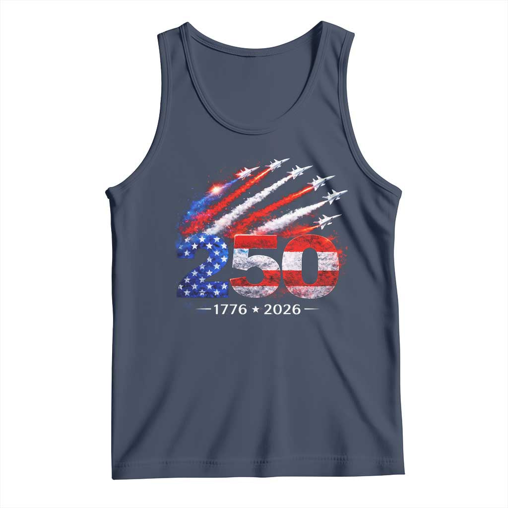 250th Anniversary USA Tank Top Patriotic 250 Years American 4th July 1776 2026