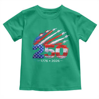 250th Anniversary USA Toddler T Shirt Patriotic 250 Years American 4th July 1776 2026