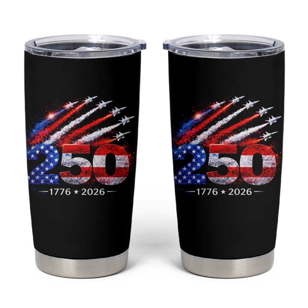 250th Anniversary USA Tumbler Cup Patriotic 250 Years American 4th July 1776 2026