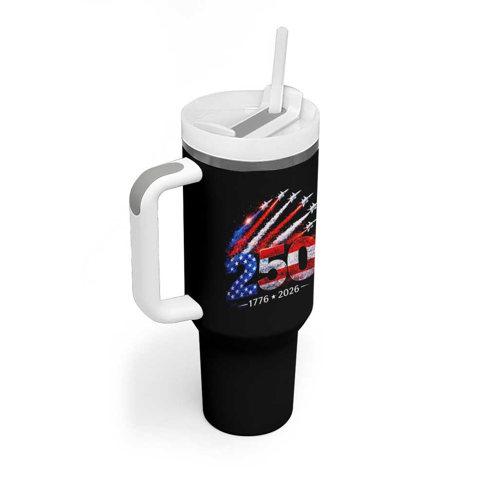 250th Anniversary USA Tumbler With Handle Patriotic 250 Years American 4th July 1776 2026