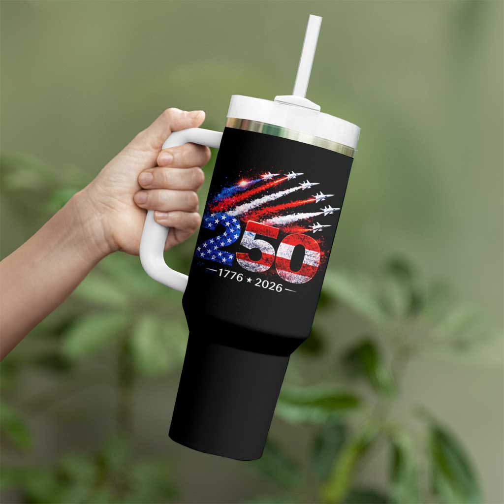 250th Anniversary USA Tumbler With Handle Patriotic 250 Years American 4th July 1776 2026