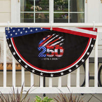 250th Anniversary USA Patriotic Fan Flag 250 Years American 4th July 1776 2026