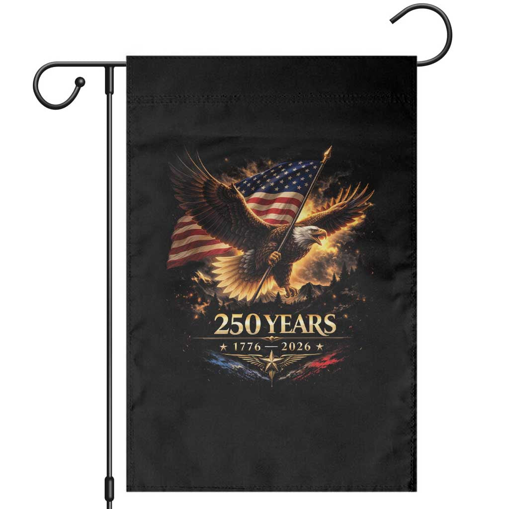 Eagle 250 Anniversary Usa Garden Flag 1776 2026 Patriotic 4th Of July 250 Year American Flag