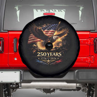 Eagle 250 Anniversary Usa Spare Tire Cover 1776 2026 Patriotic 4th Of July 250 Year American Flag