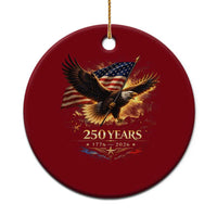 Eagle 250 Anniversary Usa Ceramic Ornament 1776 2026 Patriotic 4th Of July 250 Year American Flag