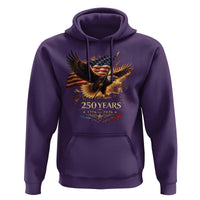 Eagle 250 Anniversary Usa Hoodie 1776 2026 Patriotic 4th Of July 250 Year American Flag