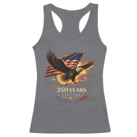 Eagle 250 Anniversary Usa Racerback Tank Top 1776 2026 Patriotic 4th Of July 250 Year American Flag