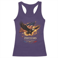 Eagle 250 Anniversary Usa Racerback Tank Top 1776 2026 Patriotic 4th Of July 250 Year American Flag