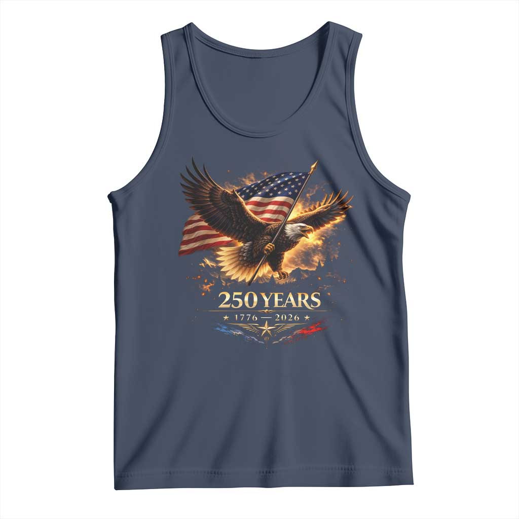 Eagle 250 Anniversary Usa Tank Top 1776 2026 Patriotic 4th Of July 250 Year American Flag