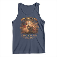 Blessings 250 Years America Tank Top Christian Patriotic One Nation Under God US Flag