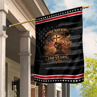 Blessings 250 Years America Garden Flag Christian Patriotic One Nation Under God US Flag